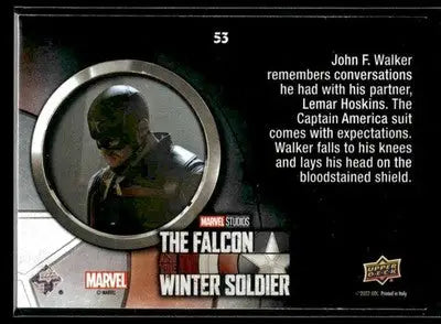 2023 UD Falcon and The Winter Soldier This Suit Comes With Expectations #53 - Non-Sports Card Single