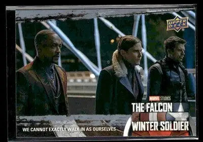 2023 UD Falcon and The Winter Soldier We Cannot Exactly Walk In As Ourselves #28 - Marvel Card Single
