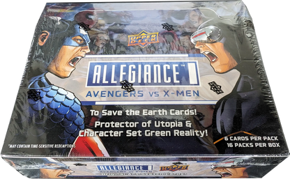 2023 UD Marvel Allegiance Avengers vs X-Men Hobby Box - Non-Sport Sealed