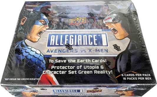 2023 UD Marvel Allegiance Avengers vs X-Men Hobby Box - Non-Sport Sealed