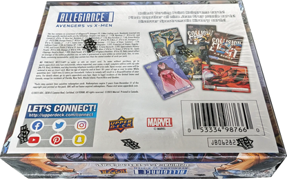 2023 UD Marvel Allegiance Avengers vs X-Men Hobby Box - Non-Sport Sealed