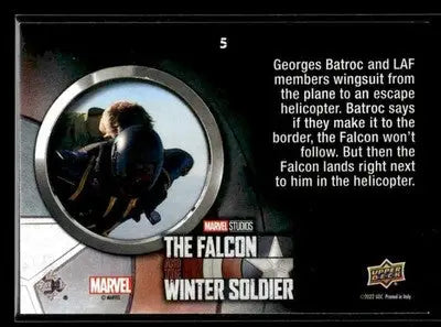 2023 UD The Falcon and The Winter Soldier He’s Not Going to Follow #5