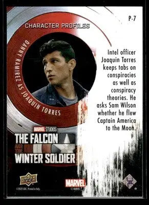 2023 UD The Falcon and The Winter Soldier Joaquin Torres #P-7 Character Profiles