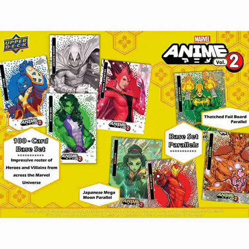 2023 Upper Deck Marvel Anime Trading Card Box - Non-Sport Sealed