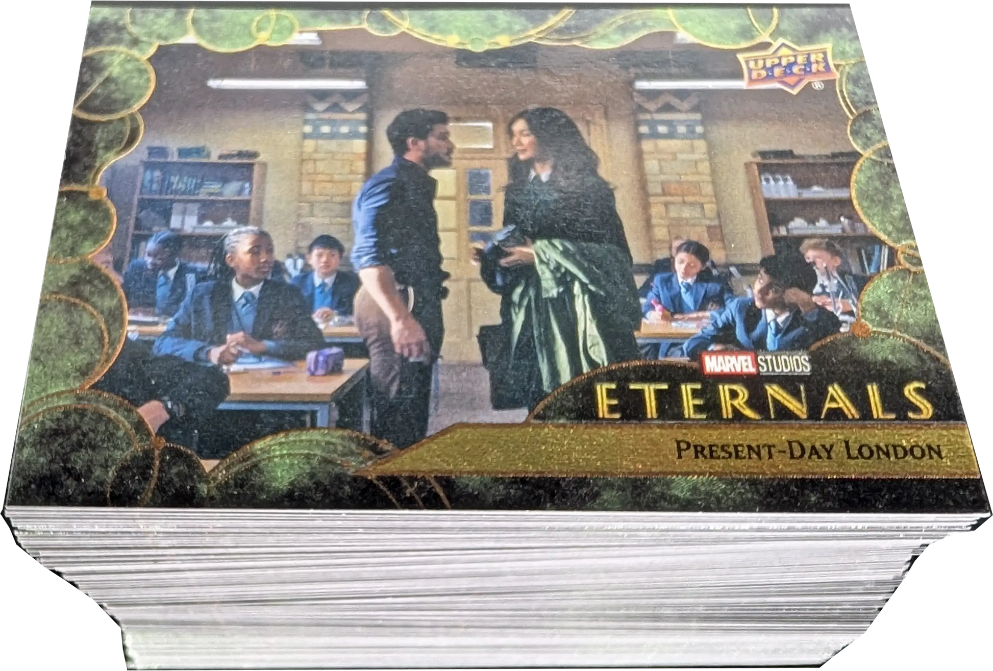 2023 Upper Deck Marvel Eternals 100 Card Green Parallel Set - Marvel Card Single