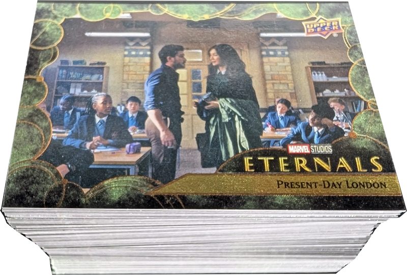 2023 Upper Deck Marvel Eternals 100 Card Green Parallel Set - Marvel Card Single