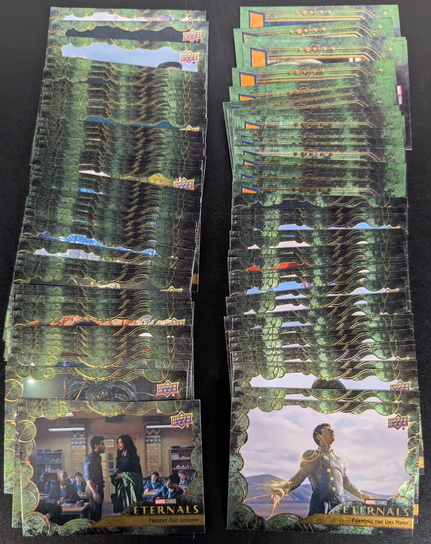 2023 Upper Deck Marvel Eternals 100 Card Green Parallel Set - Marvel Card Single