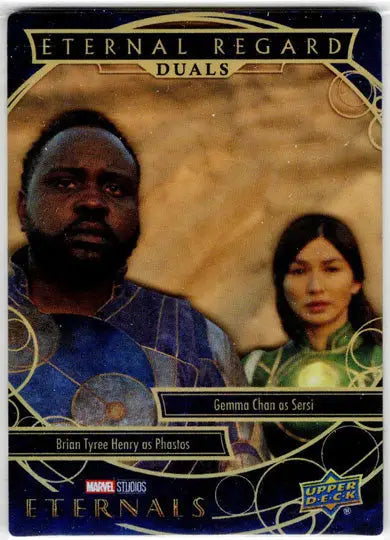 2023 Upper Deck Marvel Eternals Eternal Regard Duals Card DER-2 Chan/Henry - Marvel Card Single