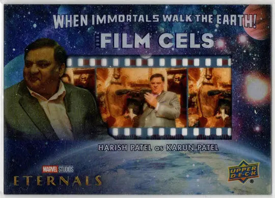2023 Upper Deck Marvel Eternals Film Cels Card FC-20 Harish Patel as Karun Patel - Marvel Card Single