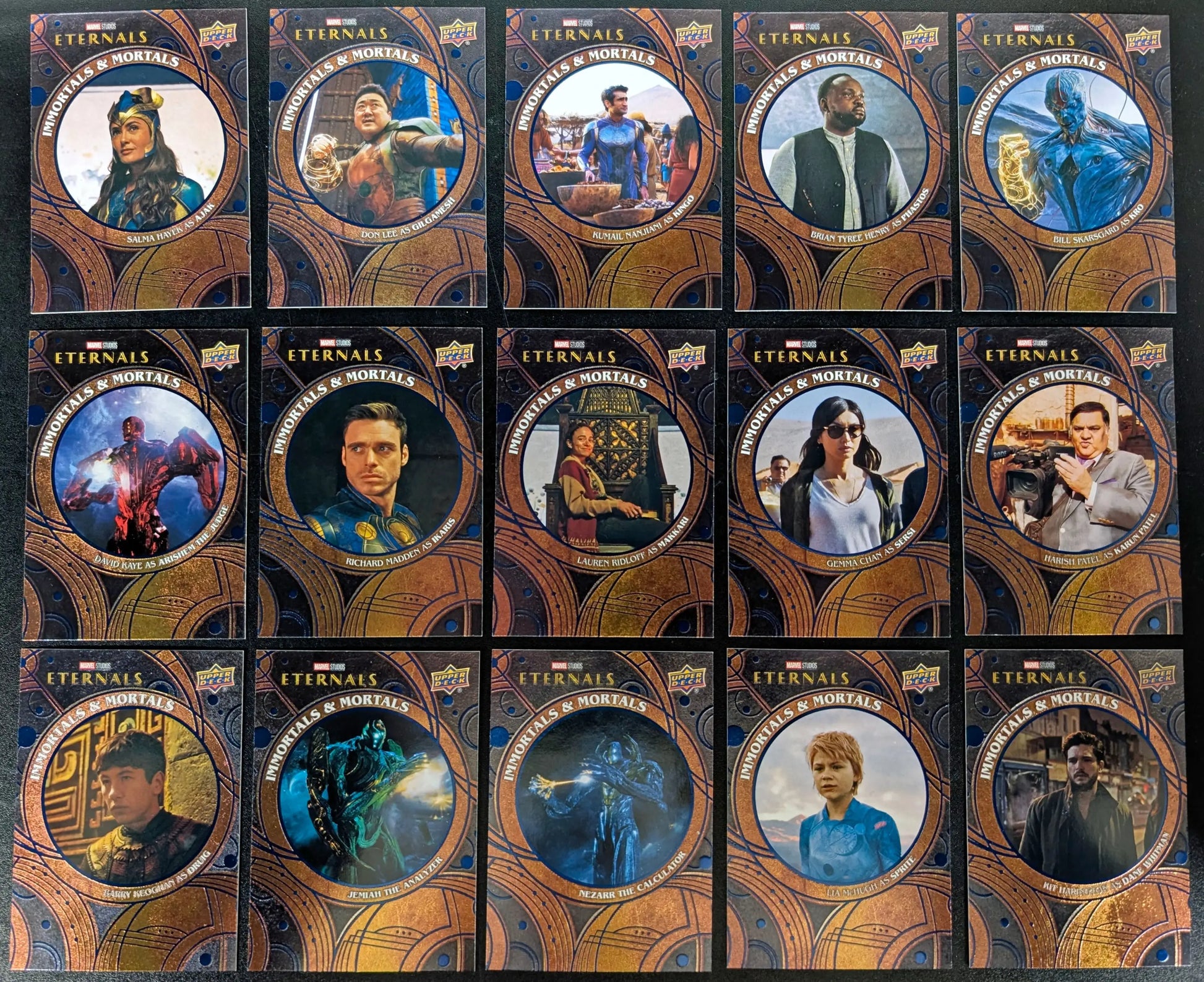2023 Upper Deck Marvel Eternals Immortals & Mortals 15 Card Set IM-1 to IM-15 - Marvel Card Single