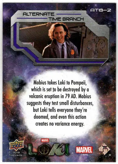 2023 Upper Deck Marvel Loki Alternate Time Branch Card ATB-2 Pompeii 79 AD - Non-Sport Single