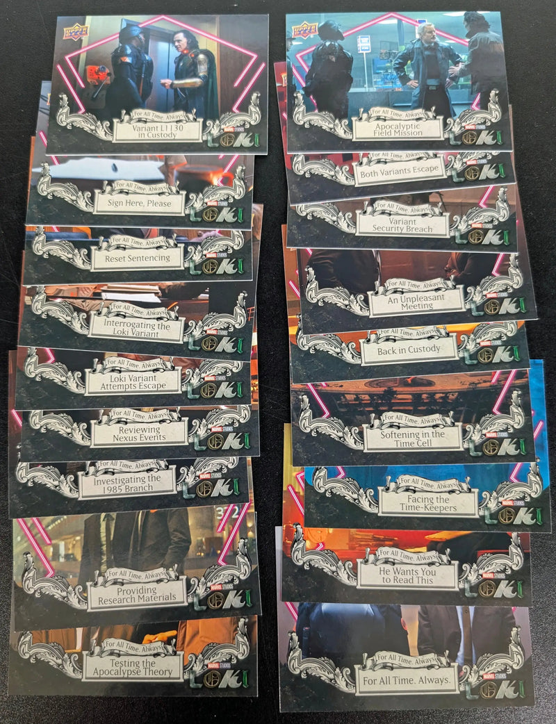 2023 Upper Deck Marvel Loki For All Time Always 18 Card Chase Set FATA-1 to FATA-18 - Marvel Card Single