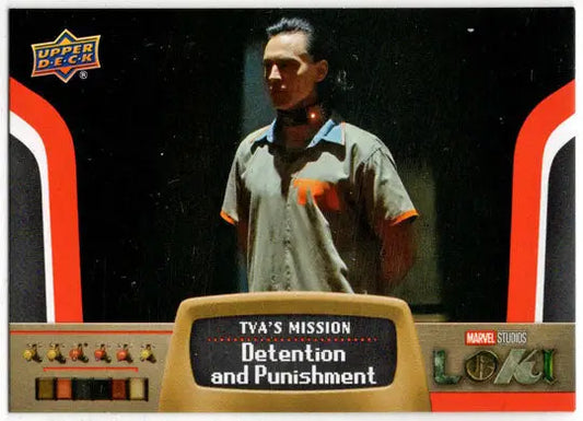 2023 Upper Deck Marvel Loki TVA’s Mission Insert Card M-2 Detention and... - Non-Sports Card Single