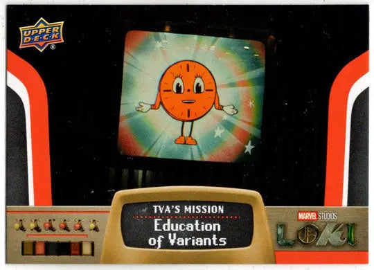 2023 Upper Deck Marvel Loki TVA’s Mission Insert Card M-3 Education of Variants - Non-Sports Card Single