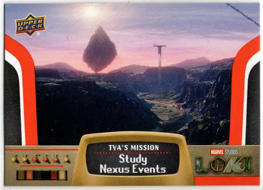 2023 Upper Deck Marvel Loki TVA’s Mission Insert Card M-7 Study Nexus Events - Marvel Card Single