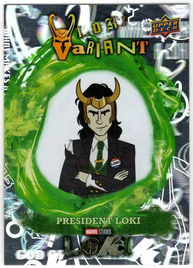 2023 Upper Deck Marvel Loki Variant Insert Card LV-4 President Loki - Non-Sport Single
