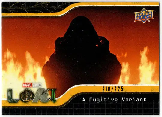 2023 Upper Deck Marvel Loki Yellow Parallel Base Card 14 A Fugitive Variant /225 - Non-Sport Single