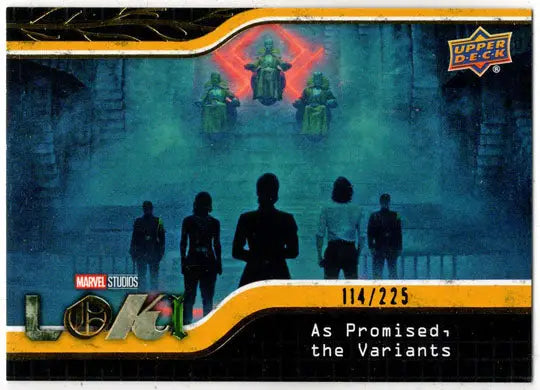 2023 Upper Deck Marvel Loki Yellow Parallel Base Card 57 As Promised... 114/225 - Non-Sport Single