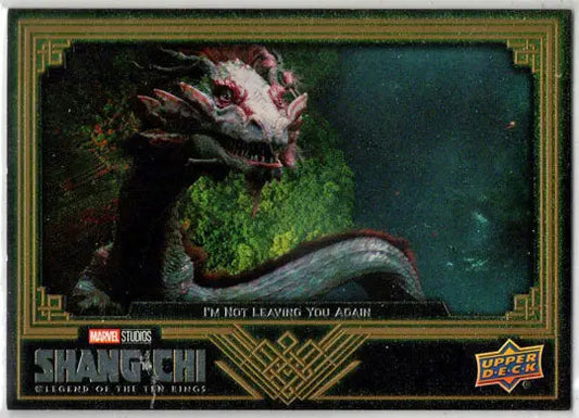 2023 Upper Deck Marvel Shang-Chi Gold High Card 66 ’I’m Not Leaving You...” /299 - Marvel Card Single