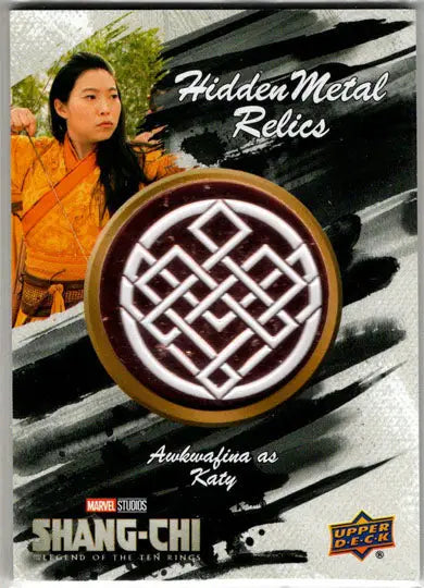 2023 Upper Deck Marvel Shang-Chi Hidden Metal Relics Card MR-1 Awkwafina - Marvel Card Single