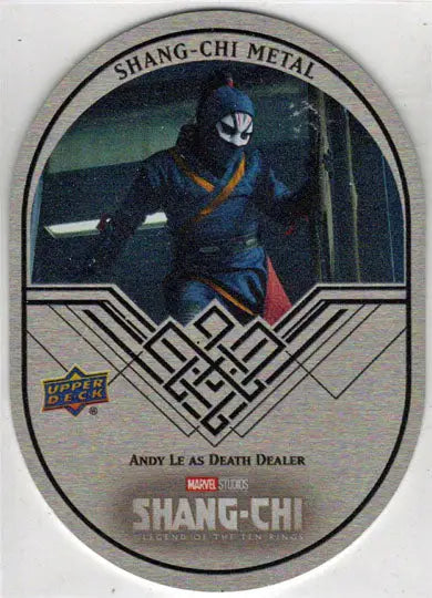 2023 Upper Deck Marvel Shang-Chi Metal Card Andy Le as Death Dealer - Marvel Card Single