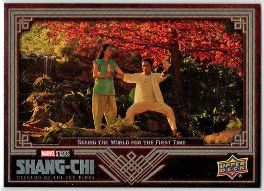 2023 Upper Deck Marvel Shang-Chi Silver Parallel Card 26 ’Seeing The World’ /199 - Marvel Card Single