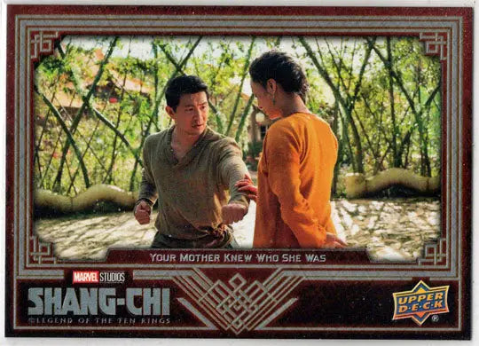 2023 Upper Deck Marvel Shang-Chi Silver Parallel Card 47 ’Your Mother Knew’ /199 - Marvel Card Single