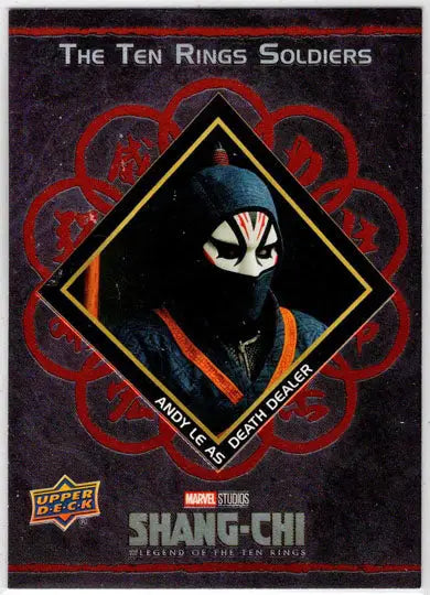 2023 Upper Deck Marvel Shang-Chi Ten Rings Soldiers Red Insert Card T14 Andy Le - Marvel Card Single