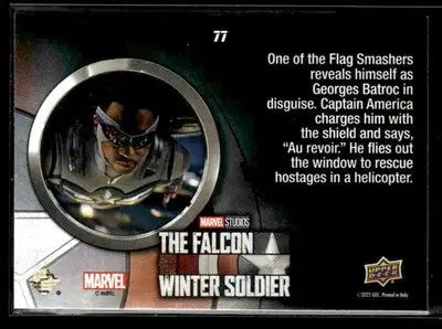 2023 Upper Deck Marvel The Falcon and The Winter Soldier Au Revoir #77 - Marvel Card Single