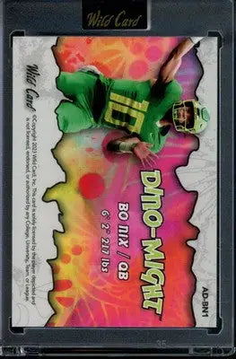2023 Wild Card Alumination Dino-Night Bo Nix #ADBM1 37/50 Football