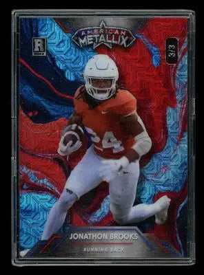 2023 Wild Card American MetalLix Jonathon Brooks #WMP-JB 3/3 Football