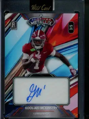 2023 Wild Card American MetalLix Kool-Aid McKinstry #WMG-KMA Autograph 3/5 - Baseball Card Single