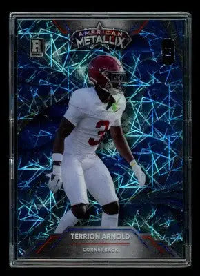 2023 Wild Card American Metallix Terrion Arnold #WMF-TA 1/1 Football