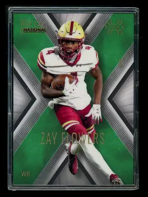 2023 Wild Card National X-Plode Zay Flowers #XPN-50 8/8 Football - Football Card Single