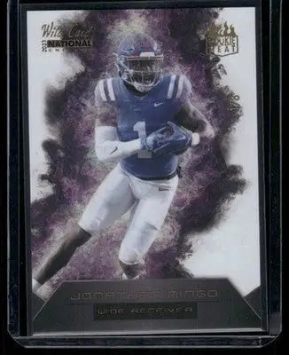 2023 Wild Card Rookie Heat Jonathan Mingo #RHN-24 National 1/8 Football - Football Card Single