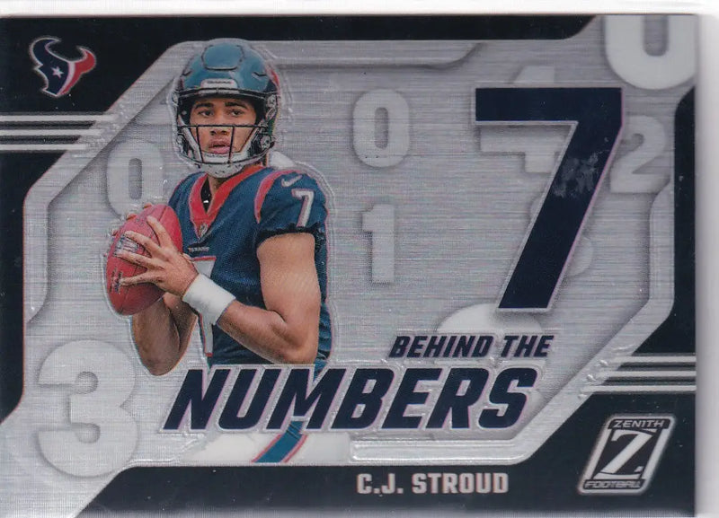 2023 ZENITH CJ STROUD BEHIND THE NUMBERS- HOUSTON TEXANS