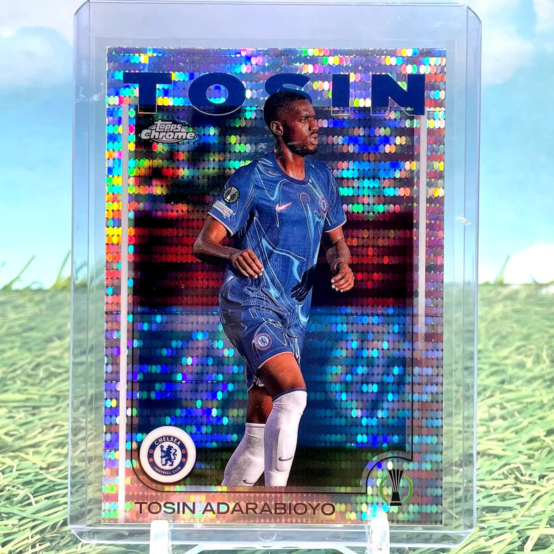 2024-2025 Topps Chrome UEFA Tosin Adarabioyo #102 Pulsar Refractor - Soccer Card Single