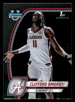 2024-25 Bowman University Chrome #14 Clifford Omoruyi - Basketball Card Single