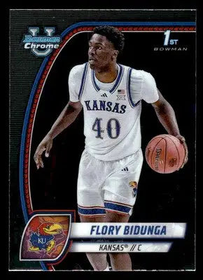 2024-25 Bowman University Chrome #24 Flory Bidunga - Basketball Card Single
