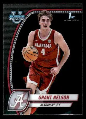 2024-25 Bowman University Chrome #25 Grant Nelson - Basketball Card Single