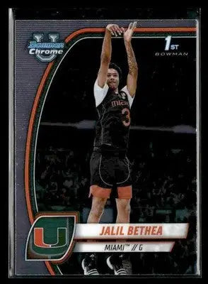 2024-25 Bowman University Chrome #28 Jalil Bethea - Basketball Card Single