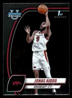2024-25 Bowman University Chrome #32 Jonas Aidoo - Basketball Card Single