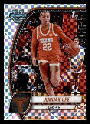 2024-25 Bowman University Chrome #34 Jordan Lee X-Fractor - Basketball Card Single