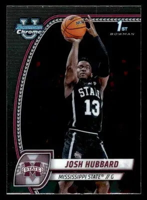 2024-25 Bowman University Chrome #35 Josh Hubbard - Basketball Card Single