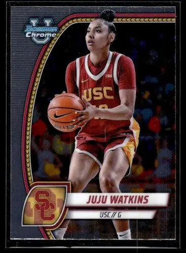 2024-25 Bowman University Chrome #37 Juju Watkins NM-MT ID:82087 - Basketball Card Single
