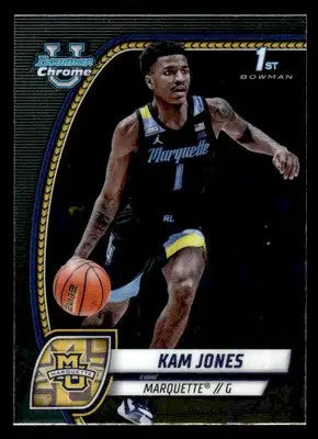 2024-25 Bowman University Chrome #39 Kam Jones - Basketball Card Single