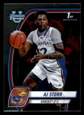 2024-25 Bowman University Chrome #4 AJ Storr - Basketball Card Single