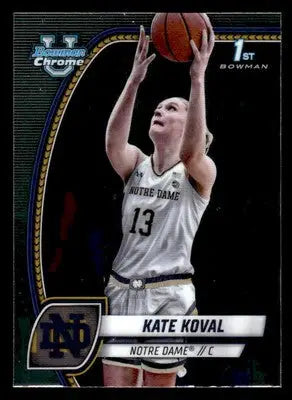2024-25 Bowman University Chrome #42 Kate Koval - Basketball Card Single