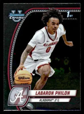 2024-25 Bowman University Chrome #49 Labaron Philon - Basketball Card Single