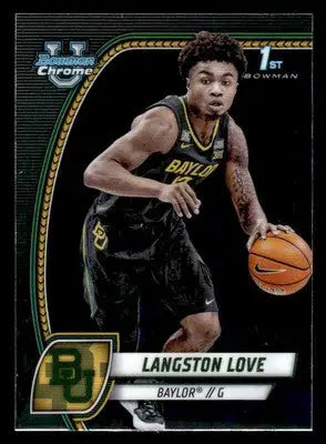 2024-25 Bowman University Chrome #50 Langston Love - Basketball Card Single